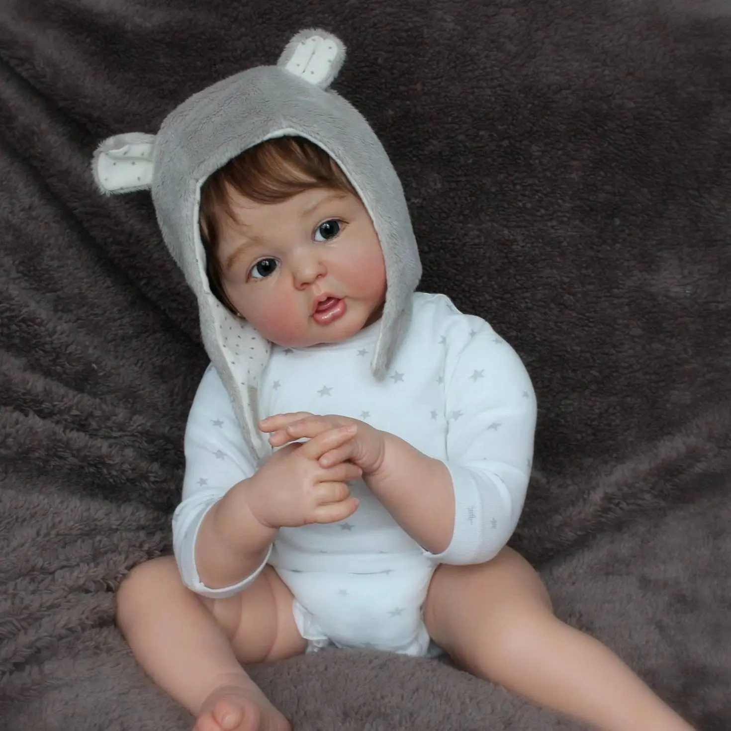 60 CM 3D Paint Skin with Vein Silicone Reborn Baby Boy Doll Toy For Girl Handmade Princess Toddler Bebe Artist Collection
60 CM 3D Paint Skin with Vein Silicone Reborn Baby Boy Doll Toy For Girl Handmade Princess Toddler Bebe Artist Collection