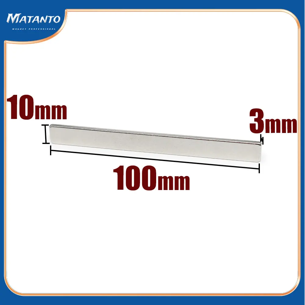 2/3/5/10/15/20PCS 100x10x3 Longer Quadrate Rare Earth Neodymium Magnet N35 Block Permanent Neodymium Magnet 100x10x3mm 100*10*3
2/3/5/10/15/20PCS 100x10x3 Longer Quadrate Rare Earth Neodymium Magnet N35 Block Permanent Neodymium Magnet 100x10x3mm 100*10*3