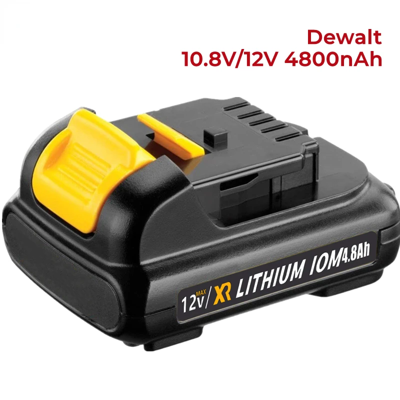 

2Pack 4800Ah 10,8 V/12V Li-Ion Batterie DCB127 Ersatz für DCB124-XJ DCB120 DCB123 DCB127 DCB122 DCB124 DCB121