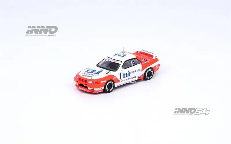 INNO 1:64 SKYLINE GTR R32 # Литая под давлением модель автомобиля UNISIA JECS JTCC 1.