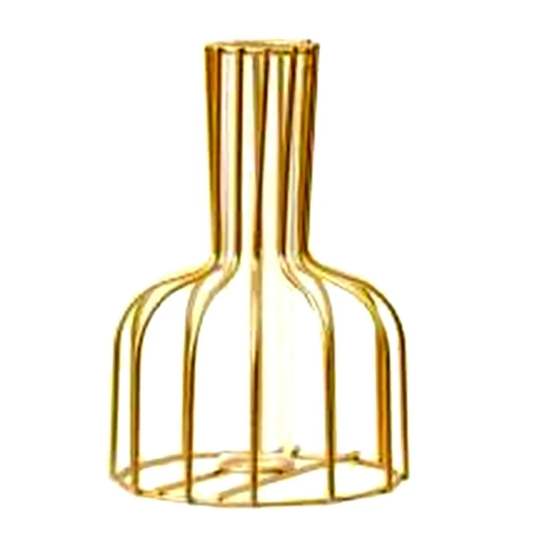 Nordic Simple Hydroponic Plant Flower Vase Iron Geometric Glass Test Tube Glass Flower Vase With Metal Frame 
Nordic Simple Hydroponic Plant Flower Vase Iron Geometric Glass Test Tube Glass Flower Vase With Metal Frame