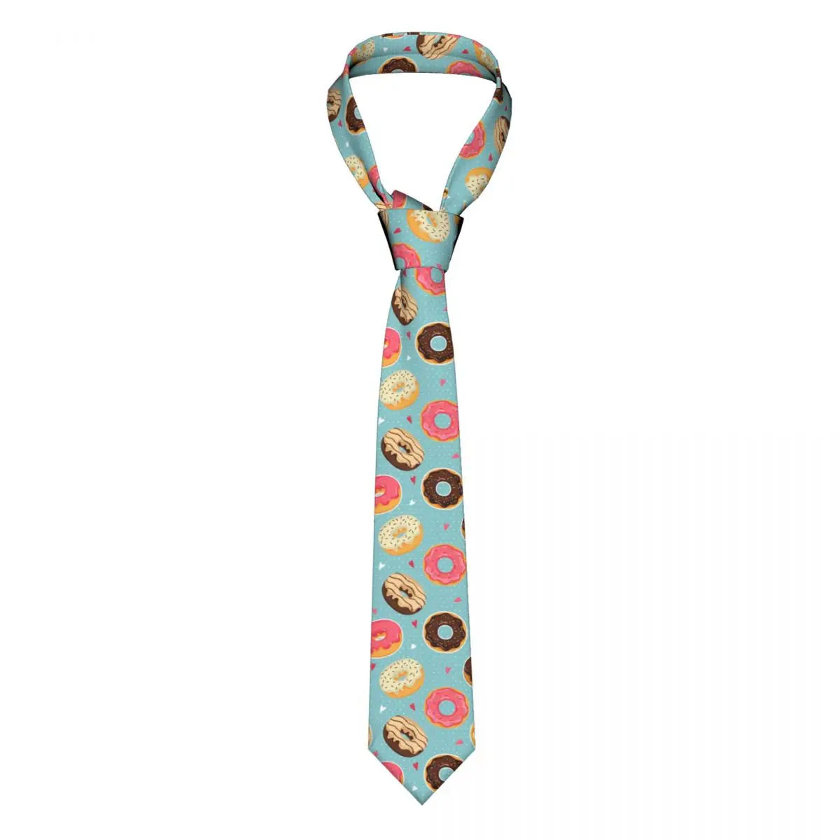 Mens Tie Classic Skinny Cartoon Donuts With Colorful Glazing Neckties Narrow Collar Slim Casual Tie Accessories Gift
Mens Tie Classic Skinny Cartoon Donuts With Colorful Glazing Neckties Narrow Collar Slim Casual Tie Accessories Gift
