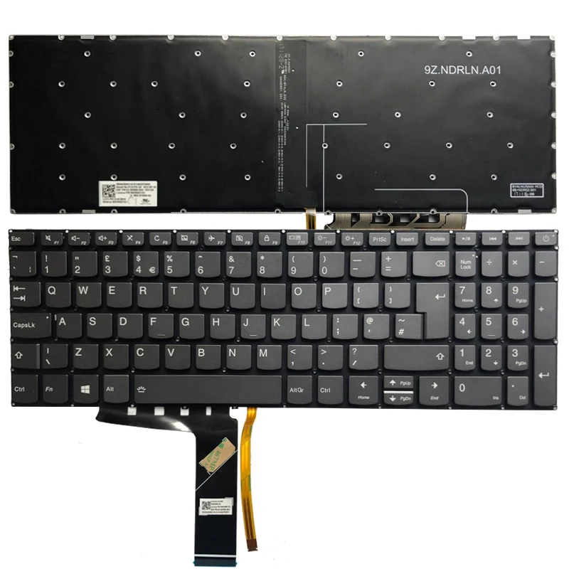 

UK laptop Keyboard for Lenovo IdeaPad 320-15 320-15ISK 320-15ABR 320-15AST 320-15IAP 320S-15 320S-15ISK 320-15IKB with backlight