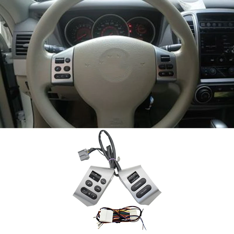 Car Steering Wheel Control Buttons Cruise Control Switch For Nissan LIVINA TIIDA SYLPHY 2007-2010
Car Steering Wheel Control Buttons Cruise Control Switch For Nissan LIVINA TIIDA SYLPHY 2007-2010