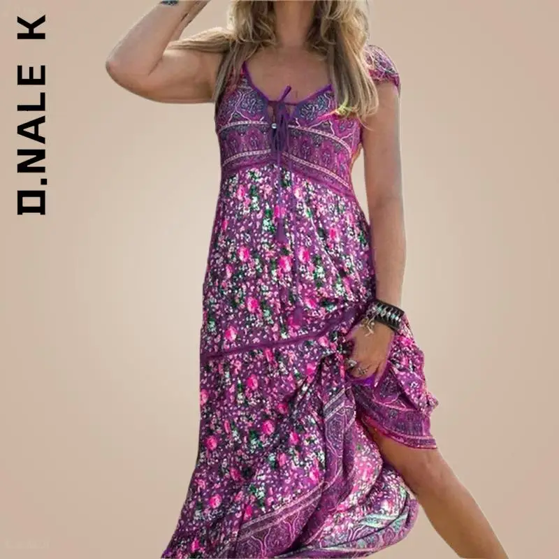 D.Nale K Sleeveless Dress Women New Popular Soft Streetwear Maxi Dress Floral Print Lace-up Loose Korean Female Dress Vestidos
D.Nale K Sleeveless Dress Women New Popular Soft Streetwear Maxi Dress Floral Print Lace-up Loose Korean Female Dress Vestidos