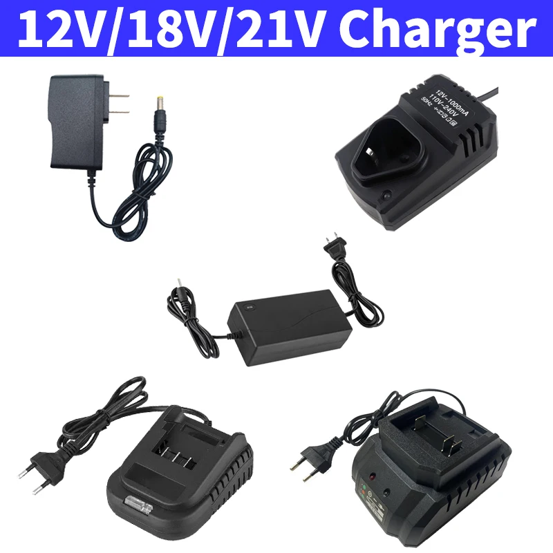 Universal Charger 10.8V/12V 16.8V/18V 21V/22V 25V for Electric Drill Screwdriver Battery for Makita Dewalt EU US UK AU Plug
Universal Charger 10.8V/12V 16.8V/18V 21V/22V 25V for Electric Drill Screwdriver Battery for Makita Dewalt EU US UK AU Plug
