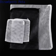 5Pcs Filter Mesh Bag Aquarium Pond For Bio Ball Carbon Media Ammonia Fish Tank Isolation Bag Accessories