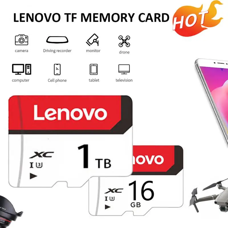 Lenovo 2 ТБ высокоскоростная SD/TF флэш-карта памяти 1 ТБ 512 ГБ 256 ГБ 128 Гб 64 Гб класс 10 водонепроницаемая карта Micro TF SD для камеры телефона
Lenovo 2 ТБ высокоскоростная SD/TF флэш-карта памяти 1 ТБ 512 ГБ 256 ГБ 128 Гб 64 Гб класс 10 водонепроницаемая карта Micro TF SD для камеры телефона