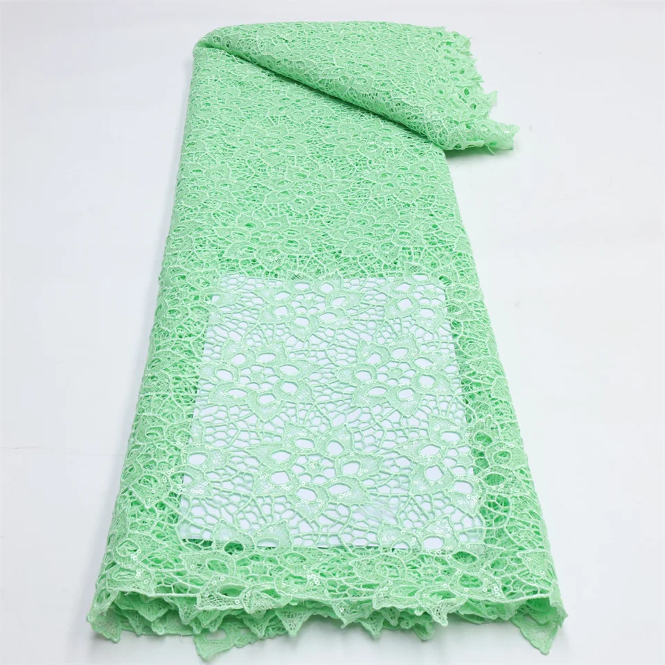 XIYA 2022 High Quality African Milk Silk Lace Mesh Fabric 5 Yards Nigerian Cord Green Lace Fabric With Sequins For Party Dress
XIYA 2022 High Quality African Milk Silk Lace Mesh Fabric 5 Yards Nigerian Cord Green Lace Fabric With Sequins For Party Dress