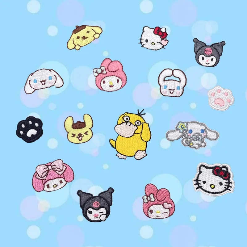 Kawaii Anime Hello Kitty Kuromi Computer Embroidery Self Adhesive Cartoon Cinnamoroll Cloth Patch Down Jacket Shoes Decoration
Kawaii Anime Hello Kitty Kuromi Computer Embroidery Self Adhesive Cartoon Cinnamoroll Cloth Patch Down Jacket Shoes Decoration