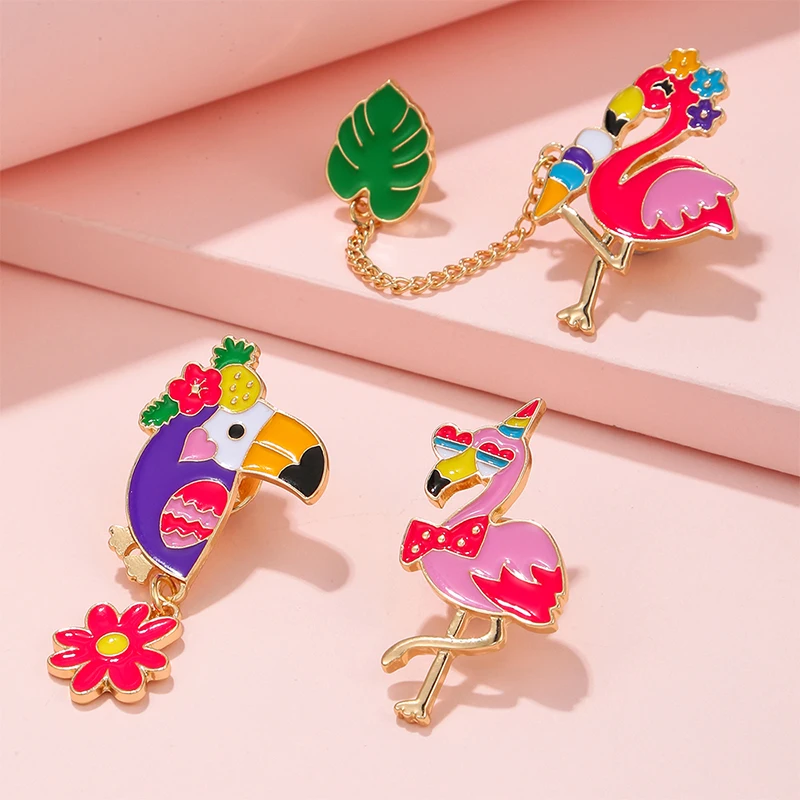 3Pack Cute Flamingo Shaped Brooches Animal Chain Charm Pins Buttons for Backpack Clothing Kids Girls Jewelry Gifts
3Pack Cute Flamingo Shaped Brooches Animal Chain Charm Pins Buttons for Backpack Clothing Kids Girls Jewelry Gifts