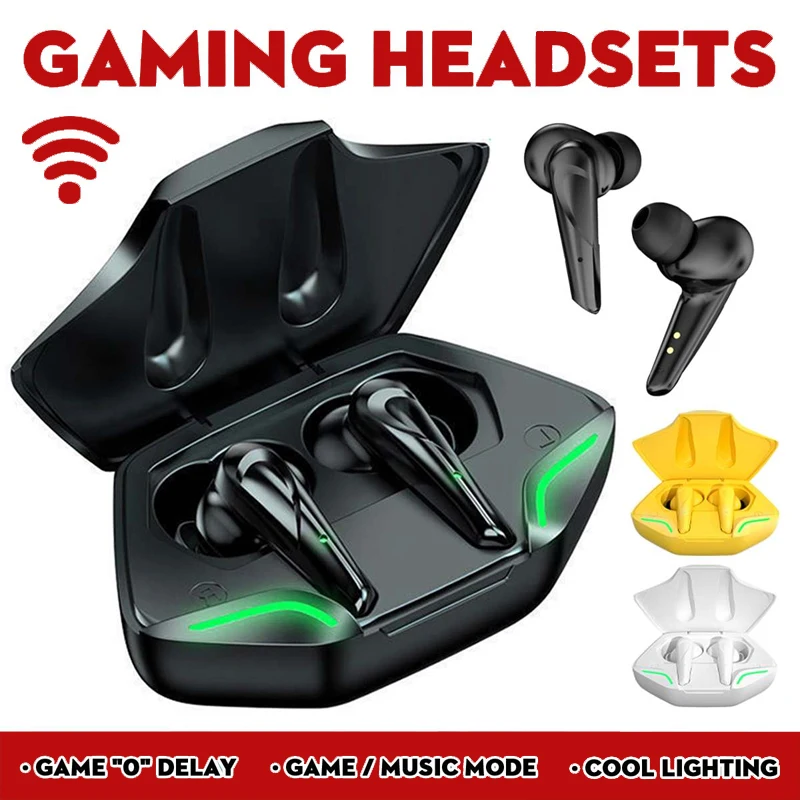 G11 Bluetooth Earphones Gaming Headsets Low Latency Wireless Headphones Stereo Bass Earbuds Gamer Earbuds With Mic Waterproof
G11 Bluetooth Earphones Gaming Headsets Low Latency Wireless Headphones Stereo Bass Earbuds Gamer Earbuds With Mic Waterproof