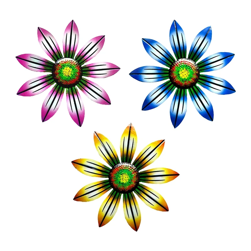 3 Pcs Metal Flowers Art Craft Garden Ornament Wall Tree Fence Hanging Sculptures Decorative For Garden Indoor Outdoor
3 Pcs Metal Flowers Art Craft Garden Ornament Wall Tree Fence Hanging Sculptures Decorative For Garden Indoor Outdoor