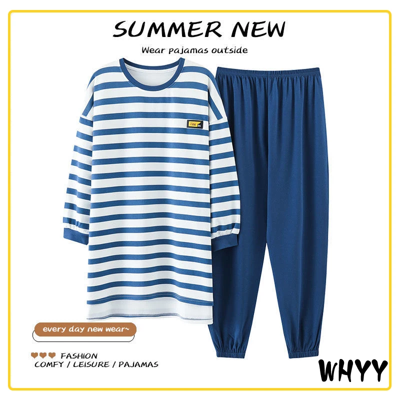 Casual Warm Pants Sleepwear Suit Lady Autumn Long Sleeve Loose Pullover Set Homewear Winter Women Pajamas Nighgown
Casual Warm Pants Sleepwear Suit Lady Autumn Long Sleeve Loose Pullover Set Homewear Winter Women Pajamas Nighgown