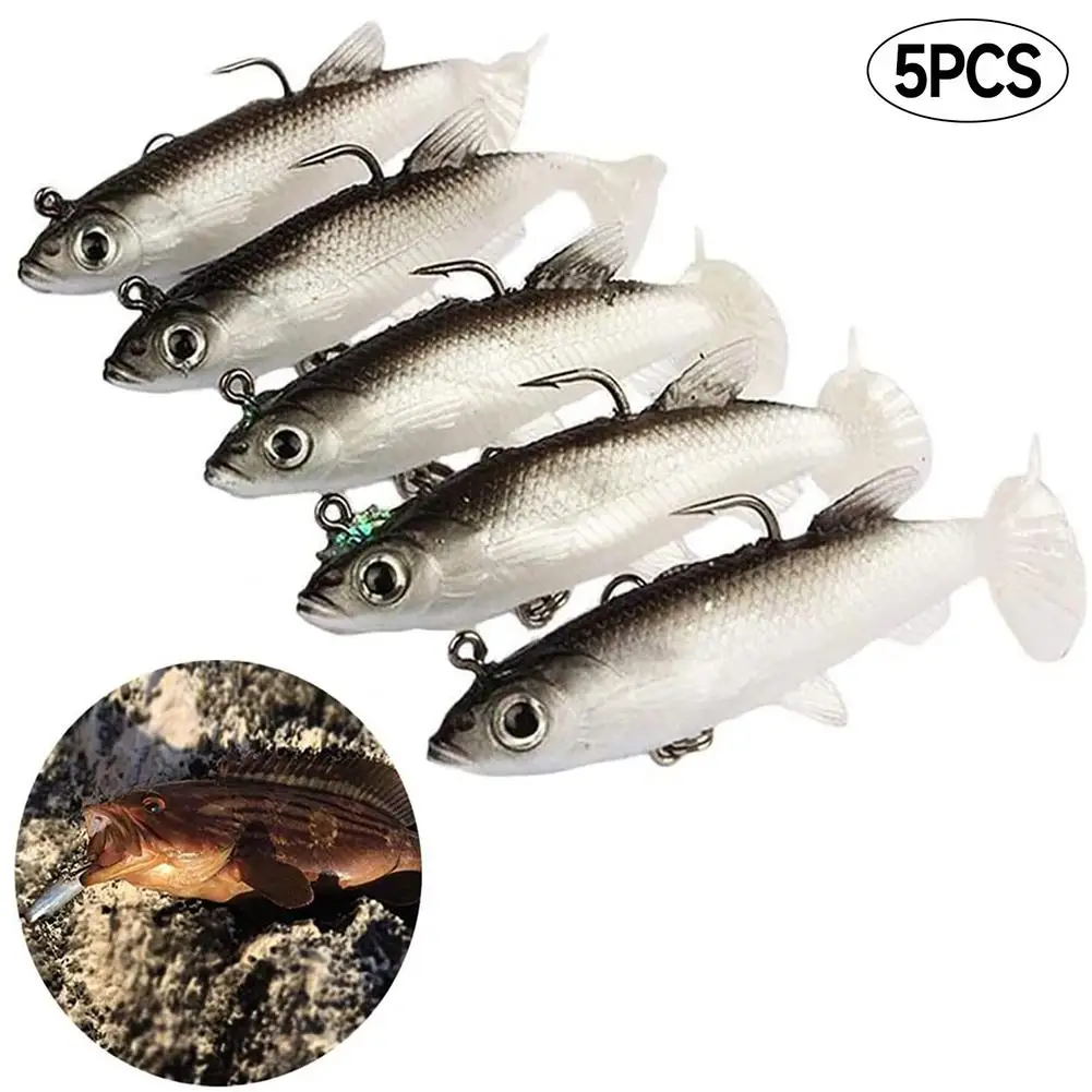 5pcs 4g 8cm Fishing Lures With T Tail Multipurpose Lifelike 3d Eyes Lure Bait For Perch Fishing Tackle
5pcs 4g 8cm Fishing Lures With T Tail Multipurpose Lifelike 3d Eyes Lure Bait For Perch Fishing Tackle