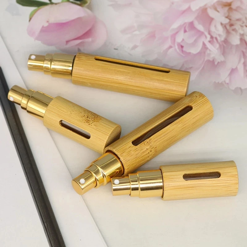 Spray Bottle with Lid 5ml 10ml Bamboo Wood Empty Refillable Bottle Travel Cosmetic Container Perfume Essential Oil Atomizer
Spray Bottle with Lid 5ml 10ml Bamboo Wood Empty Refillable Bottle Travel Cosmetic Container Perfume Essential Oil Atomizer