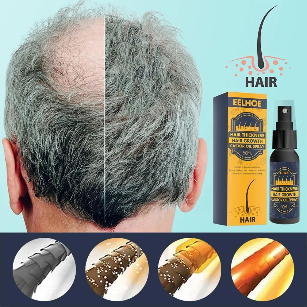 50g Hair Growth Spray Essence Castor Oil Eyebrows Eyelashes Hair Hair Serum Loss Product Growth Root Hair Liquid Beard Care A0z6
50g Hair Growth Spray Essence Castor Oil Eyebrows Eyelashes Hair Hair Serum Loss Product Growth Root Hair Liquid Beard Care A0z6