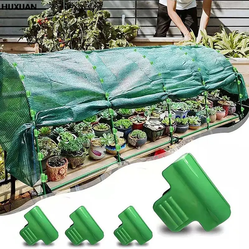 Hot sale 10Pcs Greenhouse Clamps Clips Garden Support Frame Plant Support Garden Stakes for Season Plant Extension
Hot sale 10Pcs Greenhouse Clamps Clips Garden Support Frame Plant Support Garden Stakes for Season Plant Extension