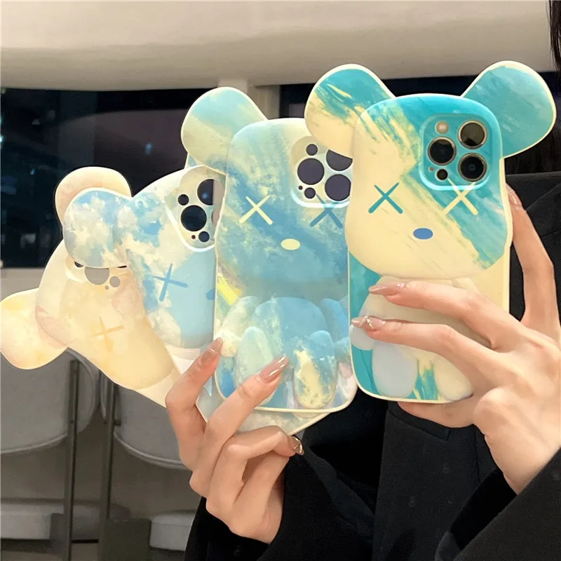 Fashion 3D Bear Watercolour Phone Case Cover for IPhone 14 Plus 11 12 13 14 Pro X XR XS Max Shockproof Cases for IPhone 14 Case
Fashion 3D Bear Watercolour Phone Case Cover for IPhone 14 Plus 11 12 13 14 Pro X XR XS Max Shockproof Cases for IPhone 14 Case