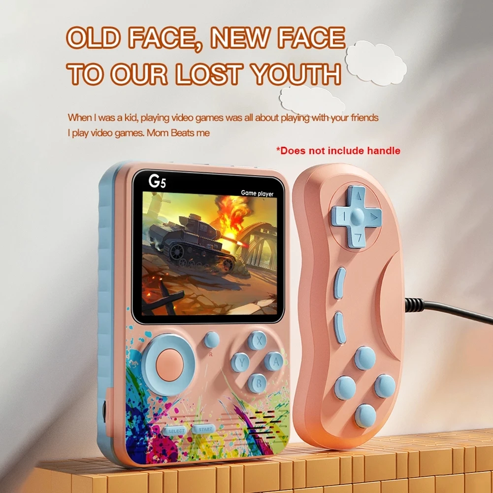G5 Mini TV Portable Classic Handheld Retro Video Game Console Built-in 500 Game 3.0Inch Players Screen
G5 Mini TV Portable Classic Handheld Retro Video Game Console Built-in 500 Game 3.0Inch Players Screen