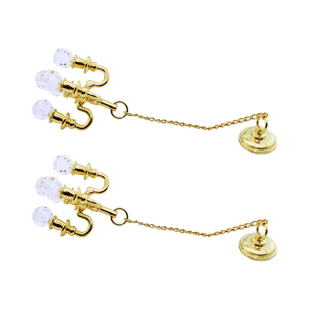 2 Pcs Baby Crystal Pendant Mini Adornment Lamp DIY Hanging Decors Chandelier Household Ornament Light Alloy Decorative Pendants
2 Pcs Baby Crystal Pendant Mini Adornment Lamp DIY Hanging Decors Chandelier Household Ornament Light Alloy Decorative Pendants