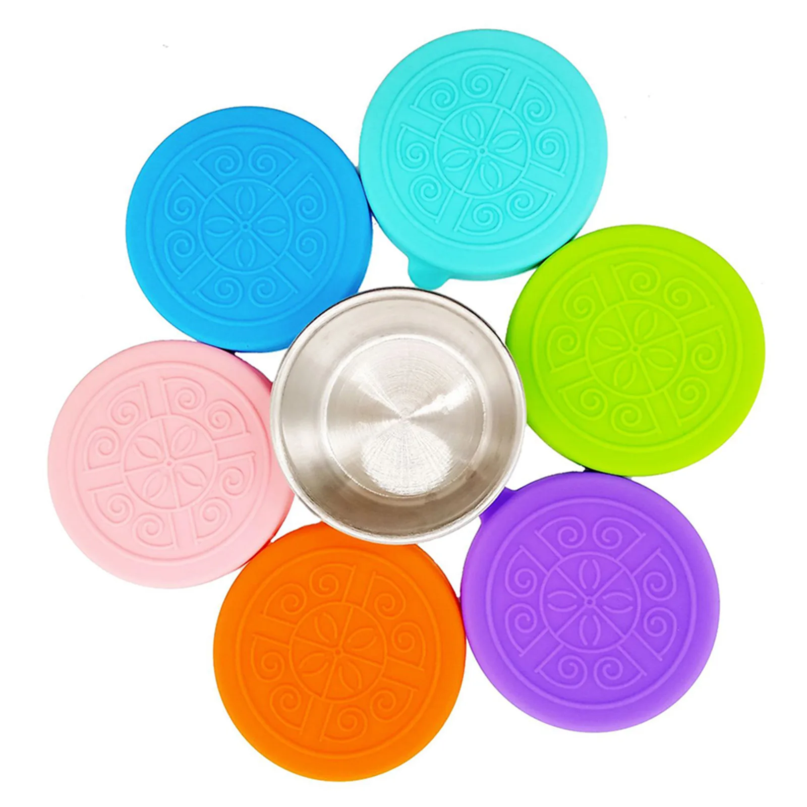6PCS Stainless Steel Takeaway Sauce Cup Containers Food Box With Hinged Lids Pigment Paint Box Palette Sauce Spice Cup 50/70ml
6PCS Stainless Steel Takeaway Sauce Cup Containers Food Box With Hinged Lids Pigment Paint Box Palette Sauce Spice Cup 50/70ml