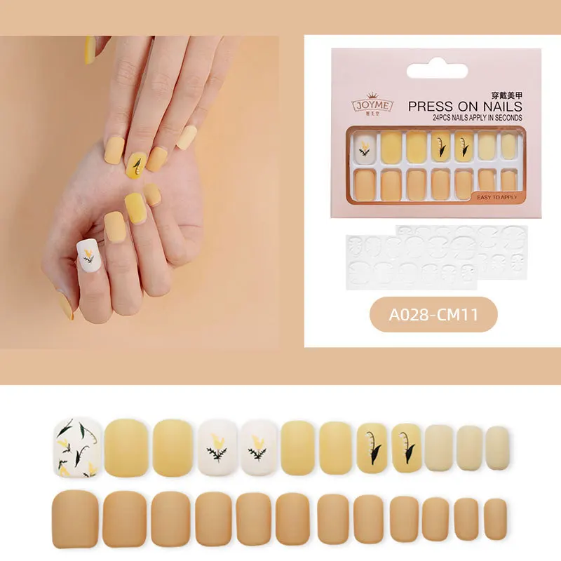 Free Shipping 24 Pieces/box Long Coffins Colorful Artificial Ballet Fake Nails Glue Full Set of Nails Tips Pressed on Nails
Free Shipping 24 Pieces/box Long Coffins Colorful Artificial Ballet Fake Nails Glue Full Set of Nails Tips Pressed on Nails