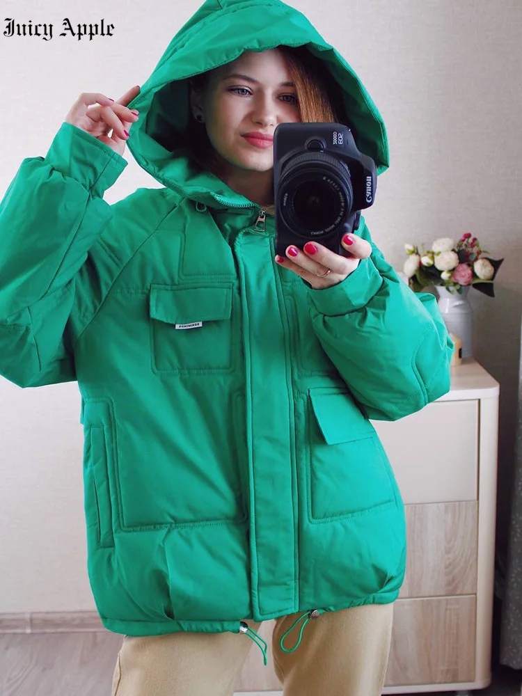 Short Parkas Woman Winter 2022 New Jackets Casual Thick Warm Hooded Solid Coats Female Clothing Streetwear Outwear Loose Jacket
Short Parkas Woman Winter 2022 New Jackets Casual Thick Warm Hooded Solid Coats Female Clothing Streetwear Outwear Loose Jacket