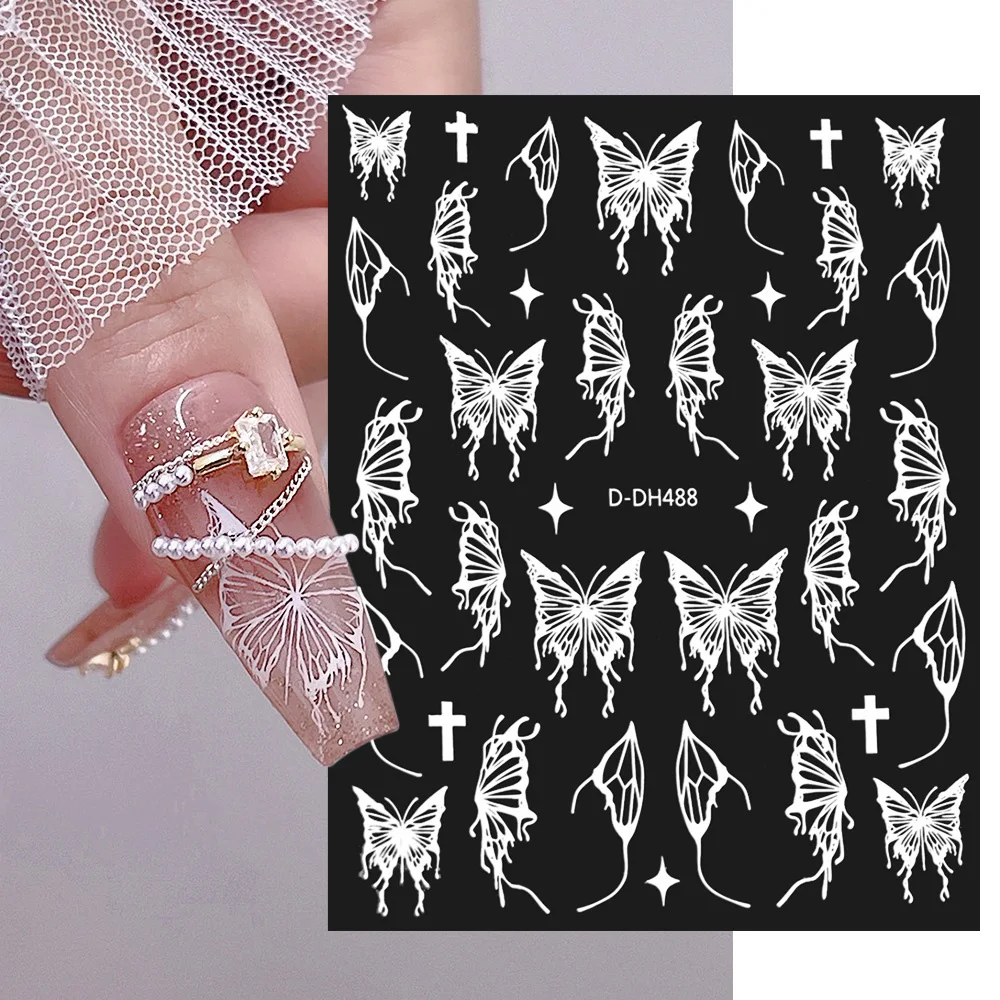 Laser Butterfly Nail Sticker Golden and Silver Butterfly Design Self-Adhesive Nail Transfer Sliders Wraps Manicures Cardstock
Laser Butterfly Nail Sticker Golden and Silver Butterfly Design Self-Adhesive Nail Transfer Sliders Wraps Manicures Cardstock