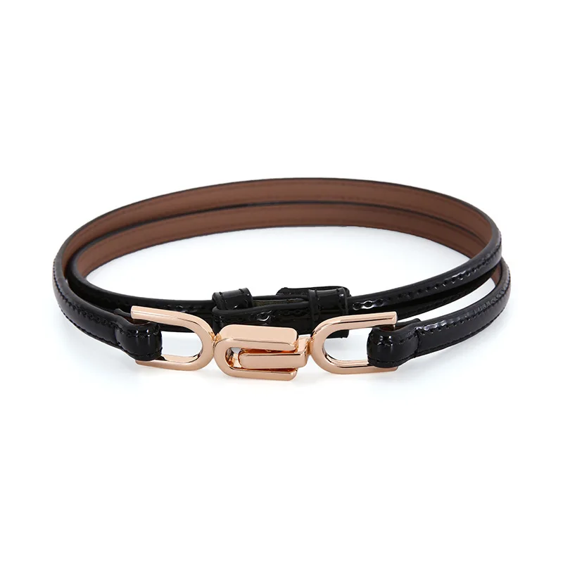Adjustable Genuine Leather Ladies Dress Belts Thin Women Waist Belt Strap New Alloy Buckle Female Belts Accessories Pasek Damski
Adjustable Genuine Leather Ladies Dress Belts Thin Women Waist Belt Strap New Alloy Buckle Female Belts Accessories Pasek Damski