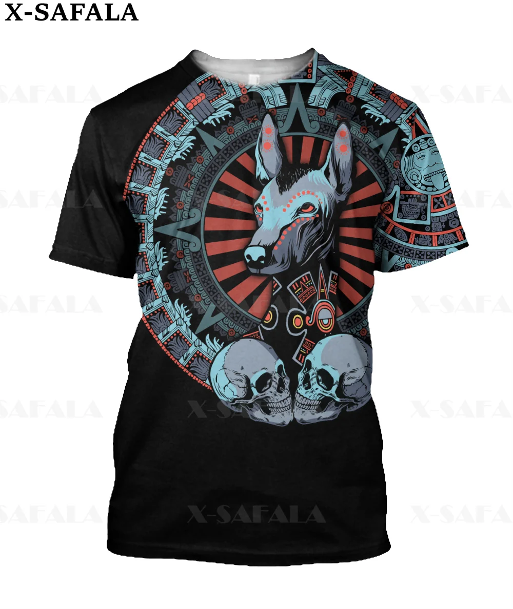 Mexico Aztec Mayan Mexican Sugar Skull Tattoo 3D Full Print T-shirts Men Women Summer Fashion Short Sleeve Tee Round Neck-2
Mexico Aztec Mayan Mexican Sugar Skull Tattoo 3D Full Print T-shirts Men Women Summer Fashion Short Sleeve Tee Round Neck-2