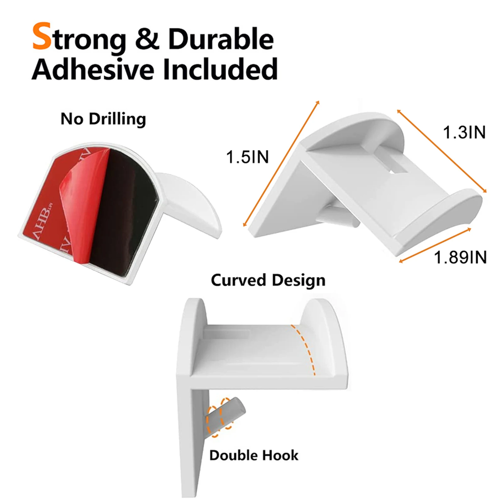 For Wall Hat Hooks Hook Hanger Hanging Hat Hook Storage Hat Sticky Hook Holder Mounted Plastic Material Durable
For Wall Hat Hooks Hook Hanger Hanging Hat Hook Storage Hat Sticky Hook Holder Mounted Plastic Material Durable