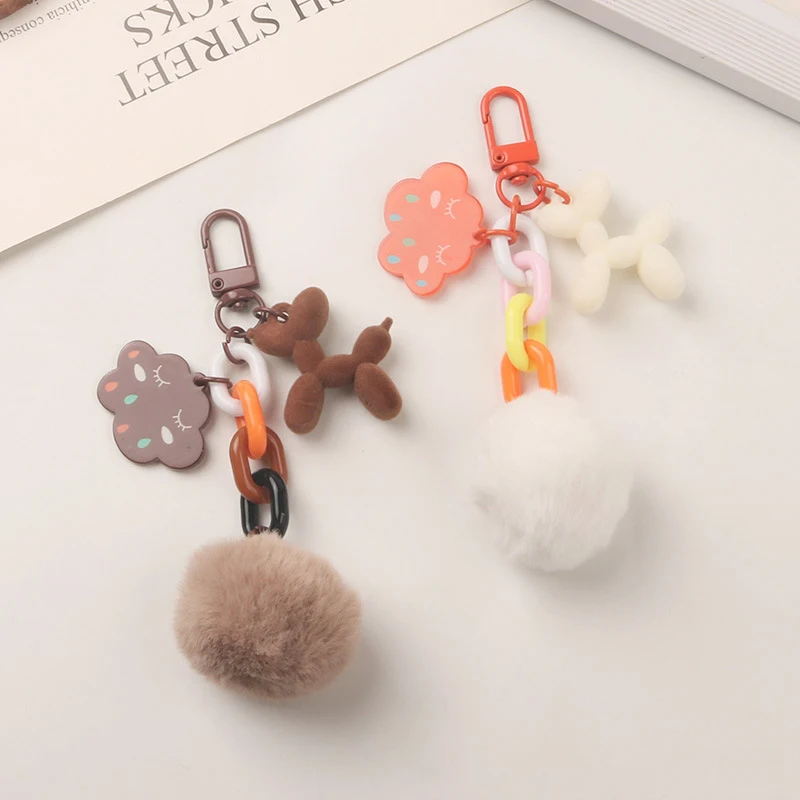 Cute Fashion Simple Furball Puppy Little Fresh Color Cloud Bag Car Key Chain Pendant
Cute Fashion Simple Furball Puppy Little Fresh Color Cloud Bag Car Key Chain Pendant