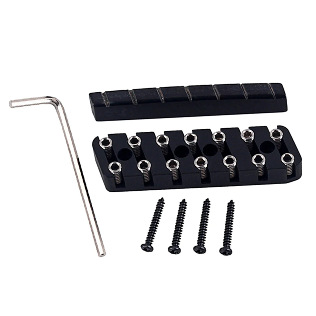 Headless Guitar Locking Nut 7 String Portable Professional Universal Tuning Nuts Part Accessories with Mounting Screws
Headless Guitar Locking Nut 7 String Portable Professional Universal Tuning Nuts Part Accessories with Mounting Screws