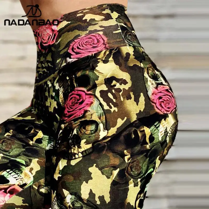 NADANBAO The Newest Skull Rose Printing Leggings Camouflage High Waist PUSH UP Legging Women Fashion Workout Trousers Streetwear
NADANBAO The Newest Skull Rose Printing Leggings Camouflage High Waist PUSH UP Legging Women Fashion Workout Trousers Streetwear