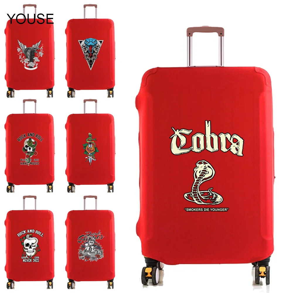Luggage protective case travel case 18-28 inch elastic dust boot cobra pattern caster case travel accessories
Luggage protective case travel case 18-28 inch elastic dust boot cobra pattern caster case travel accessories