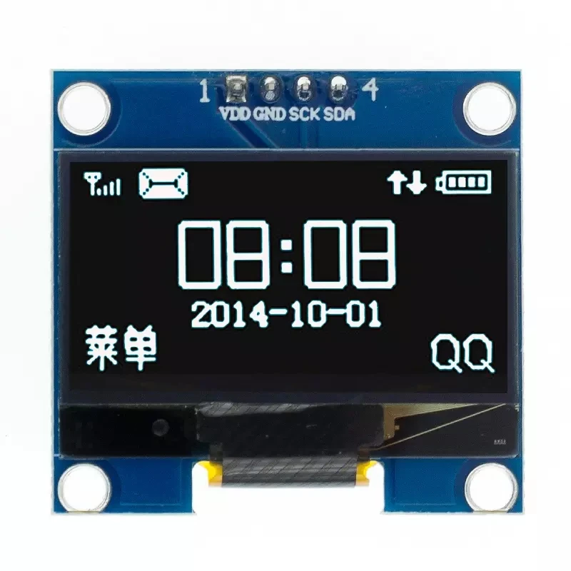 1.3" OLED Module Display White Blue 128X64SPI/IIC I2C Communicate Color 128X64 LCD LED Display DC 3V-5V SH1106
1.3" OLED Module Display White Blue 128X64SPI/IIC I2C Communicate Color 128X64 LCD LED Display DC 3V-5V SH1106