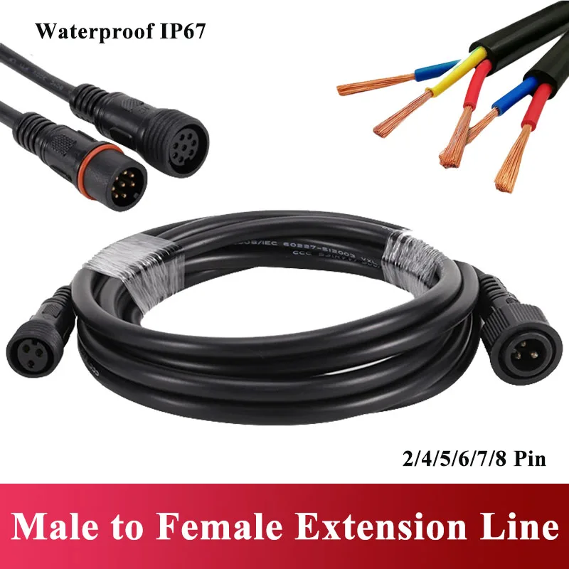 Водонепроницаемый удлинитель TLXT Male Female Extension Line IP67
Водонепроницаемый удлинитель TLXT Male Female Extension Line IP67