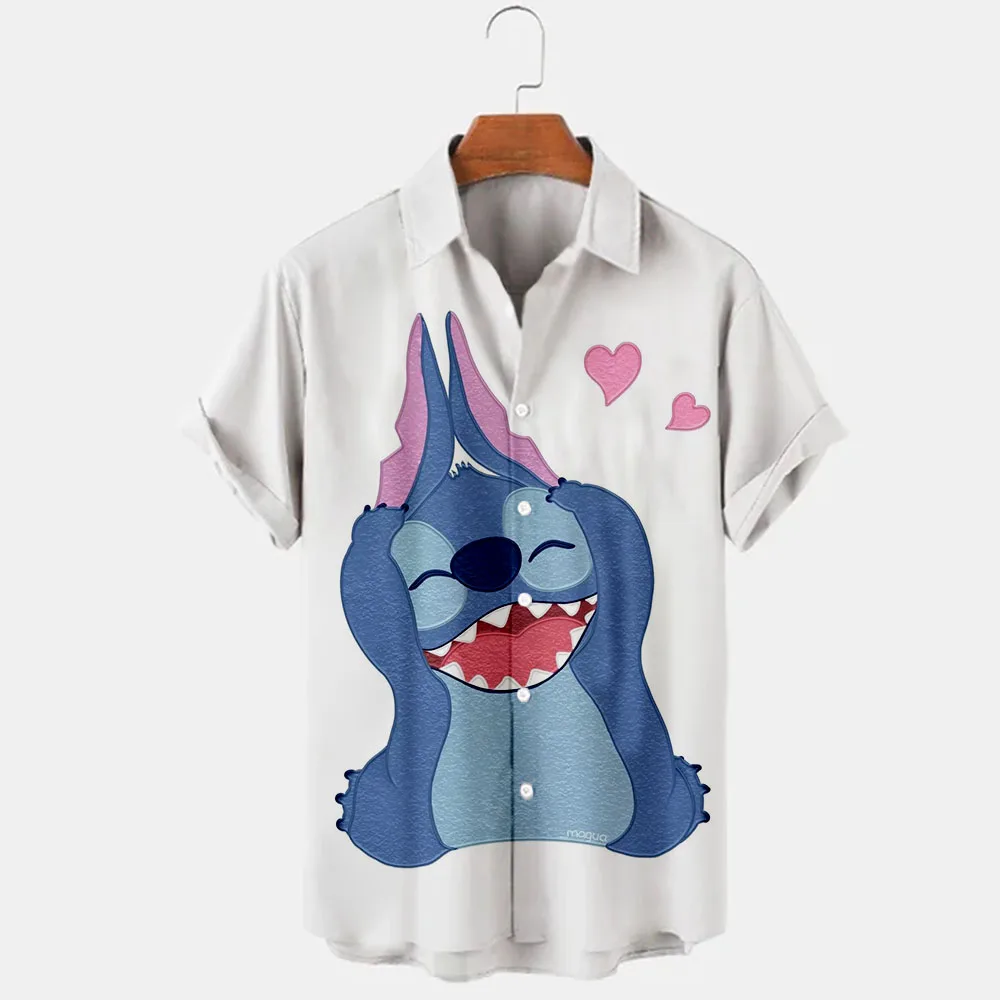 New Summer 2022 Hot Sale Disney Casual Lapel Shirts Short Sleeve Tops Slim Fit Mickey and Stitch Brand
New Summer 2022 Hot Sale Disney Casual Lapel Shirts Short Sleeve Tops Slim Fit Mickey and Stitch Brand