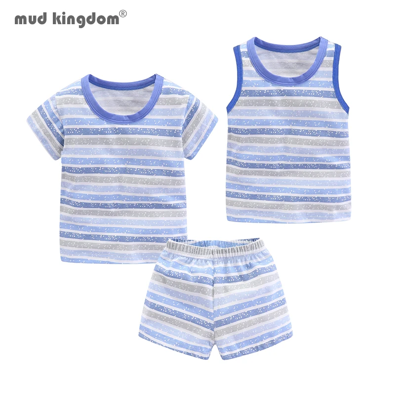 Mudkingdom 3Pcs Summer Girls Boys Pajamas Set Cotton Tank Top and Tshirt and Short Outfits Strawberry Dinosaur Stripe Sleepwear
Mudkingdom 3Pcs Summer Girls Boys Pajamas Set Cotton Tank Top and Tshirt and Short Outfits Strawberry Dinosaur Stripe Sleepwear