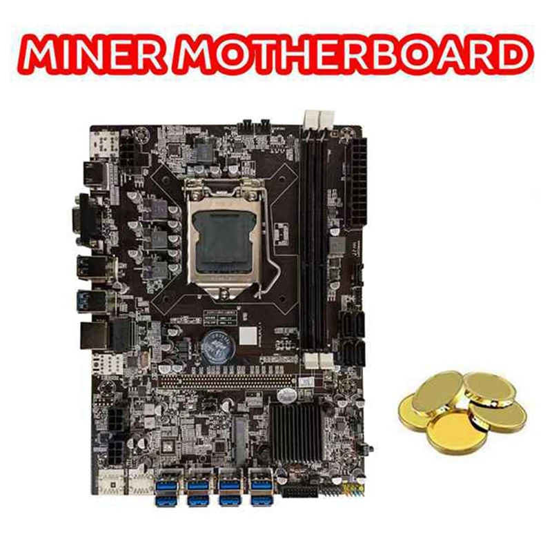 Материнская плата для майнинга B75 ETH + CPU + 128G MSATA SSD + 2x4G DDR3 1600 МГц ОЗУ поддержка DDR3 B75 USB BTC материнская плата для майнинга
Материнская плата для майнинга B75 ETH + CPU + 128G MSATA SSD + 2x4G DDR3 1600 МГц ОЗУ поддержка DDR3 B75 USB BTC материнская плата для майнинга