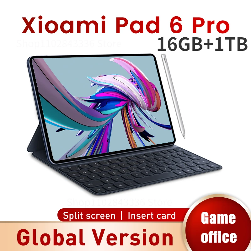 2023 New Original Global Pad 6 Pro Tablet Snapdragon 870 Android 11 Tablette PC Computer 5G Dual SIM Card Or WIFI GPS Mi Tab 14
2023 New Original Global Pad 6 Pro Tablet Snapdragon 870 Android 11 Tablette PC Computer 5G Dual SIM Card Or WIFI GPS Mi Tab 14