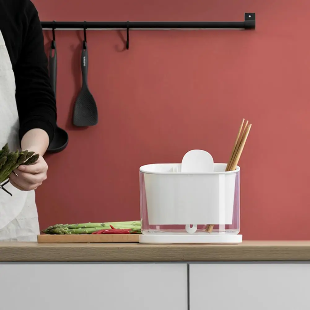 Cutlery Drainer Double Layer Wall Mounted Easy to Install Kitchen Utensils Chopsticks Holder Drying Rack Basket for Home
Cutlery Drainer Double Layer Wall Mounted Easy to Install Kitchen Utensils Chopsticks Holder Drying Rack Basket for Home