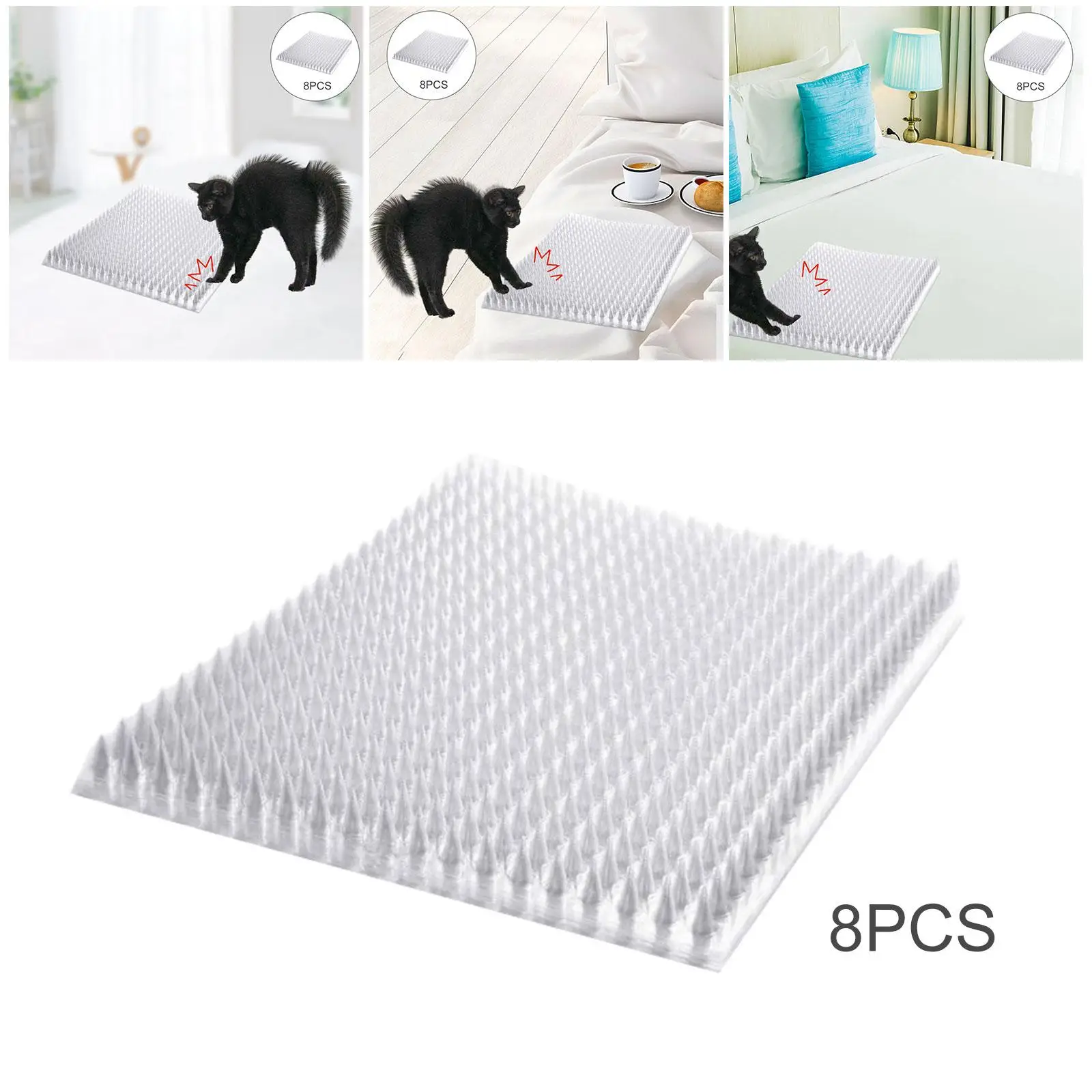 Outdoor Cat Scat Mat Anti-cat Prickle Strips Indoor Dog Kitten Deterrent Window Sofa Bed Repellent Animal Scarer Digging Stopper
Outdoor Cat Scat Mat Anti-cat Prickle Strips Indoor Dog Kitten Deterrent Window Sofa Bed Repellent Animal Scarer Digging Stopper