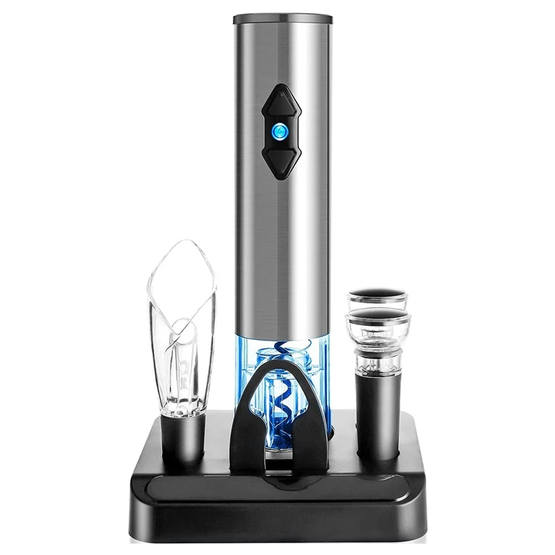 Electric Wine Bottle Opener,Automatic Wine Opener Gift Set Wine Opener Electric For Kitchen Bar Restaurant
Electric Wine Bottle Opener,Automatic Wine Opener Gift Set Wine Opener Electric For Kitchen Bar Restaurant