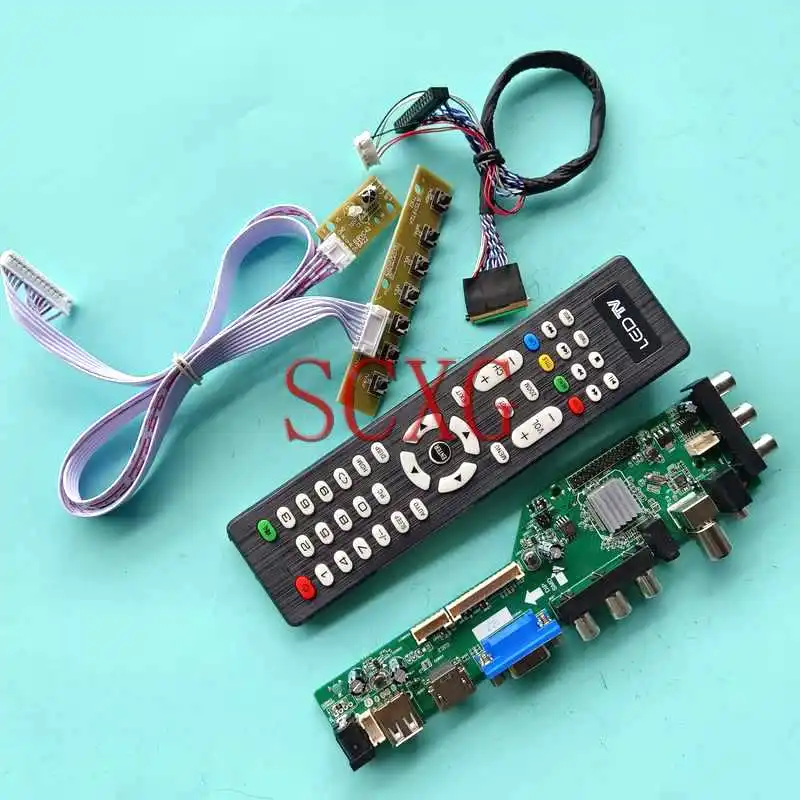 

Плата контроллера цифрового сигнала DVB подходит для B125XW01, B125XW02, LP125WH2, AV, RF, USB 1366*768, 40-контактный LVDS-комплект, VGA, HDMI-Совместимость с 12,5"