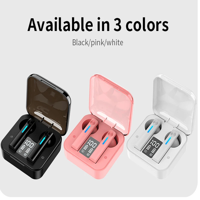 MDUG T13 TWS 5.0 True Wireless Bluetooth Headset 9D Surround Sound LED Digital Display Smart Touch Bilateral Stereo Waterproof
MDUG T13 TWS 5.0 True Wireless Bluetooth Headset 9D Surround Sound LED Digital Display Smart Touch Bilateral Stereo Waterproof