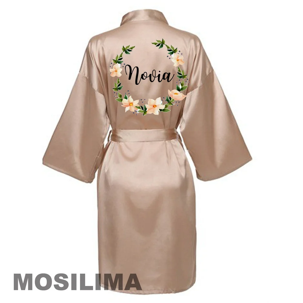 Bride Bridesmaid Wedding Robe Kimono Bathrobe Gown Nightgown Casual Satin Short Women Sexy Nightwear Sleepwear SP518
Bride Bridesmaid Wedding Robe Kimono Bathrobe Gown Nightgown Casual Satin Short Women Sexy Nightwear Sleepwear SP518