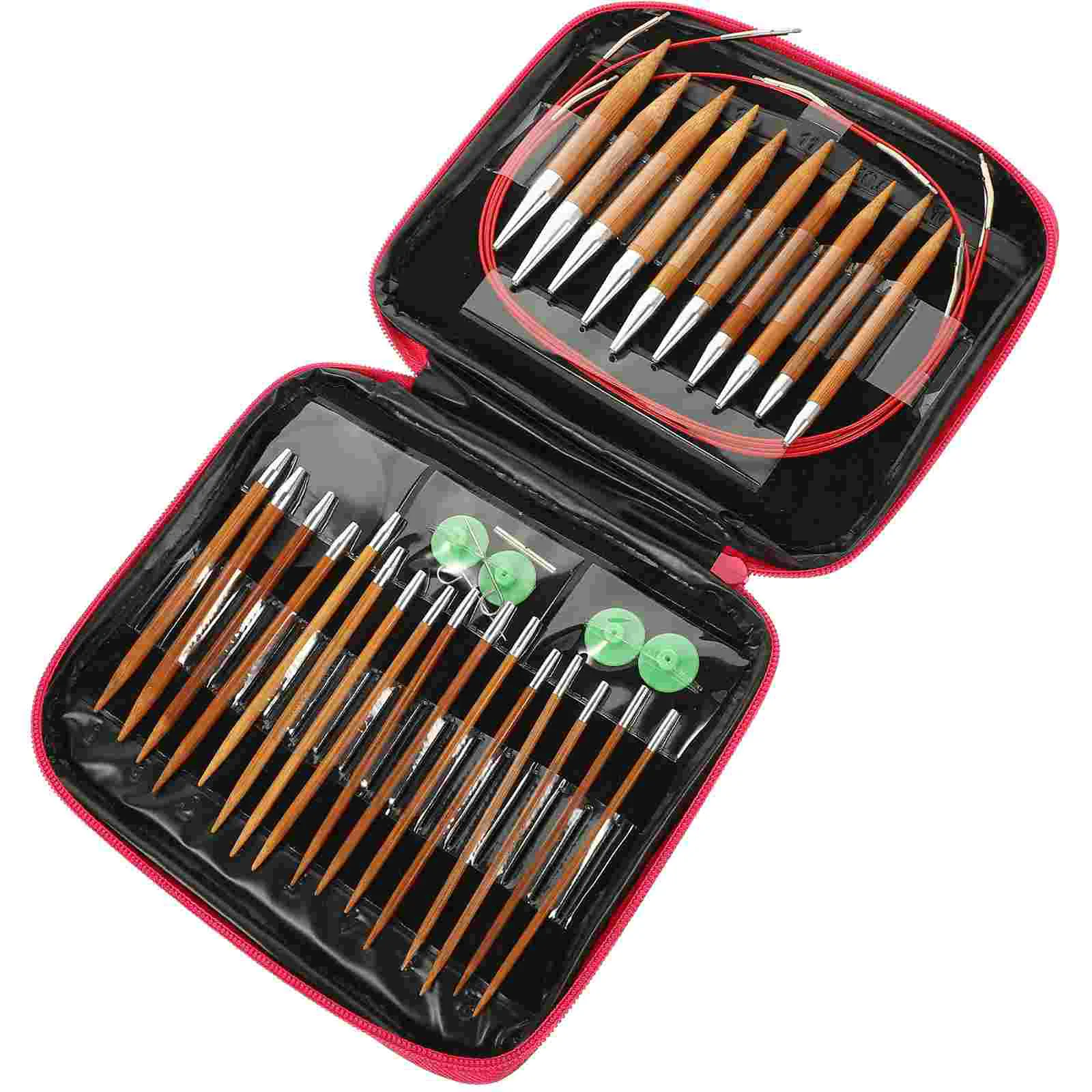 Needles Knitting Needle Knit Crochet Weaving Yarn Set Wooden Sweater Kit Interchangeable Pin Pointed Making Circular Knittin
Needles Knitting Needle Knit Crochet Weaving Yarn Set Wooden Sweater Kit Interchangeable Pin Pointed Making Circular Knittin