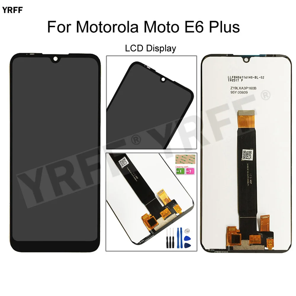 ЖК-экран 6,1 ''E6Plus для Motorola Moto E6 Plus, ЖК-дисплей, сенсорный экран, дигитайзер, сборка, наборы для ремонта телефонов
ЖК-экран 6,1 ''E6Plus для Motorola Moto E6 Plus, ЖК-дисплей, сенсорный экран, дигитайзер, сборка, наборы для ремонта телефонов